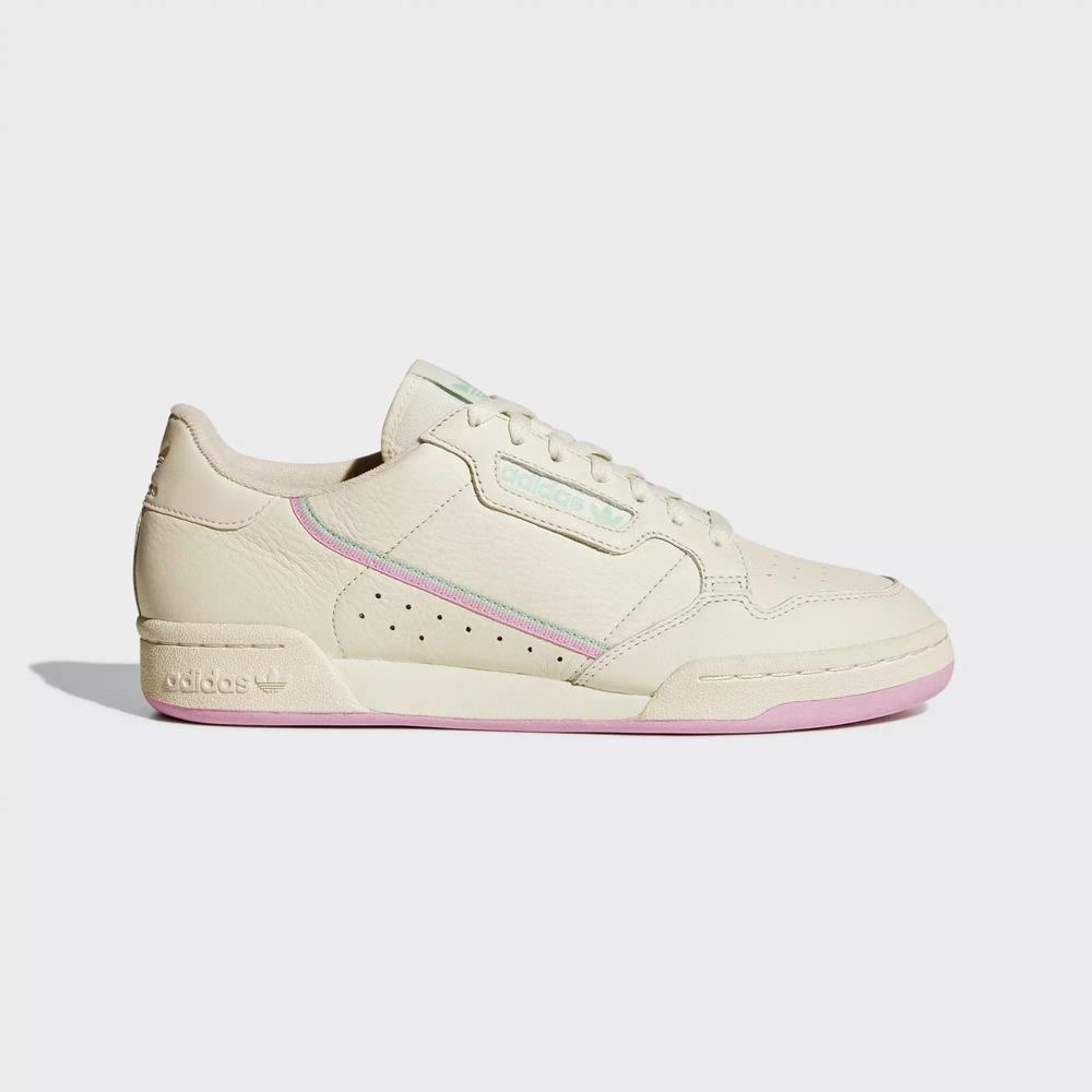 Adidas Continental 80 Tenis Blancos Para Mujer (MX-84957)